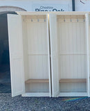 >8 Door COMBINATION Hall, Utility Room/Cloak Room Storage Cupboard with Shoe Bench and Coat Rack - 4.3 m wide