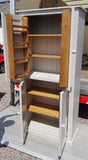 *Larder Pantry Kitchen Utility Cupboard with Spice Racks (40 cm or 50 cm deep) 2 Door over 2 Door Storage