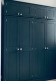~CONTEMPORARY Shaker Style 4 Door Hall Coat & Shoe Storage Cupboard with or with-out Extra Top Storage (35 cm deep) VARIOUS COLOUR CHOICES choices