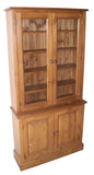 >2 Door Glazed Bookcase Display Cabinet
