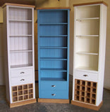 *Tall Display with Wine Rack & Drawer