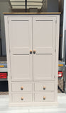 *House Keepers Larder Pantry 2 Door with 4 Drawer Storage Cupboard (40 cm deep) with SPICE RACKS