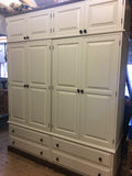 **4 Door 4 Drawer Wardrobe