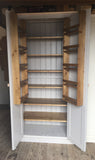 >Kitchen Larder Pantry Cupboard (40 cm or 50 cm Deep) - Fully Shelved with Spice Racks - ALL SIZE VARIATIONS