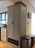 Larder Pantry Housekeepers Cupboard with Wine Rack