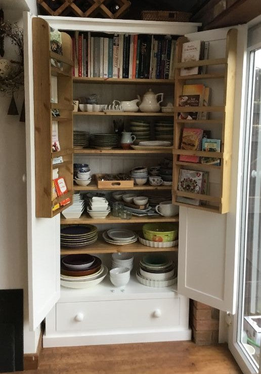 >Kitchen Larder Pantry and Drawer WITH Spice Racks (40 cm and 50 cm deep) - ALL SIZE VARIATIONS