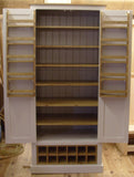 Cheshire Pine and Oak Larder Pantry Cupboard