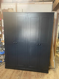 *NEW DESIGN 4 Door WINE RACK Larder, Utility Room, Kitchen Storage Cupboard with or with-out Spice Racks (40 cm deep)