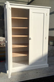 >150 cm Medium Height Storage Cupboard for Hallway/Kitchen Utility Room (40 cm deep)