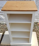 >Solid Pine Low Bookcase - 48" High with Adjustable Shelves