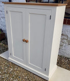 >Shaker Style Low 2 Door Hallway Shoe Cupboard - to match our Tall Hall Cupboard (35 cm deep)
