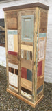**IN STOCK**BESPOKE Kitchen Larder Pantry Cupboard with Spice Racks, Reclaimed Timber ONE ONLY