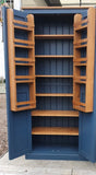 80 cm wide Kitchen Larder Pantry Cupboard - Fully Shelved with Spice Racks