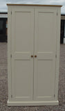 >2 Door Hallway, Utility, Cloak Room Storage Cupboard with Hooks and Shelves (40 cm deep) ALL  SIZE VARIATIONS