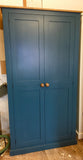 *2 door Hallway, Utility, Cloak Room Storage Cupboard with Coat Hooks and 3 Shelves (40 cm deep) ALL SIZE VARIATIONS - Option 5