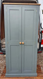 >2 Door Larder Pantry Cupboard - Fully Shelved with Spice Racks