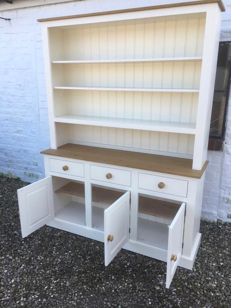 3 Door 3 Drawer Open Top Dresser - Available 4' or 5' wide - Cheshire Pine  and Oak
