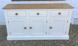 >3 Door 3 Drawer Open Top Dresser - Available 4' or 5' wide