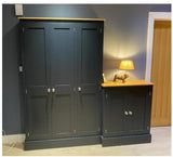 *4 Door Combination Coat and Shoe Storage Cupboard