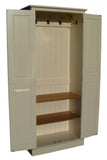 *Hallway, Utility, Cloak Room Cupboard with Hooks and Shelves and Extra Top Box Storage (35 cm or 40 cm deep) ALL SIZE VARIATIONS