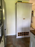 *Kitchen Larder Pantry with 12 Bottle Wine Rack and Spice Racks (40 cm or 50 cm deep) 90 cm WIDE